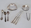 9 delar udda silverföremål