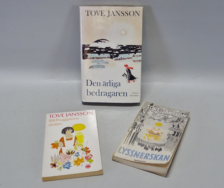 3 st. Böcker av Tove Jansson