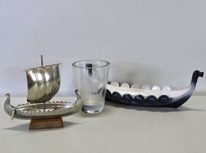 Tema "Vikingaskepp" 3 delar, 1900-tal