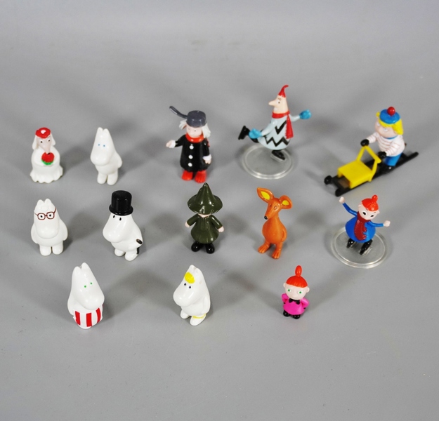 Samling miniatyrer / figuriner, Mumin