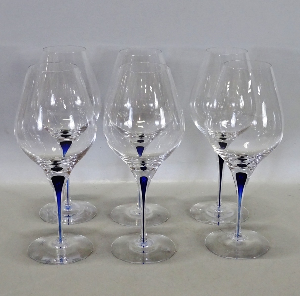 6 st. vinglas "Intermezzo" Erika Lagerbielke, Orrefors